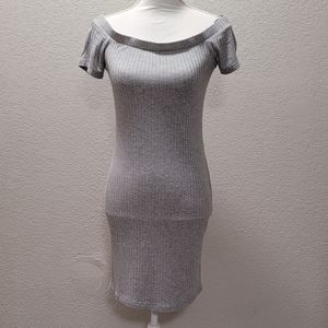 Grey Midi Dress